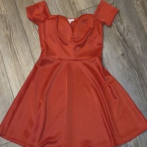 Red dress